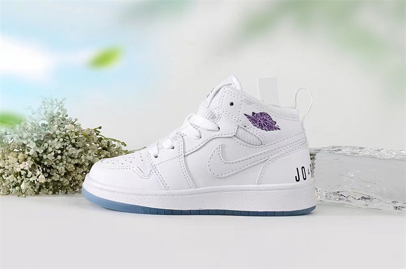 Youth Running Weapon Air Jordan 1 White Shoes 0128 Youth Running Weapon Air Jordan 1 White Shoes 0128